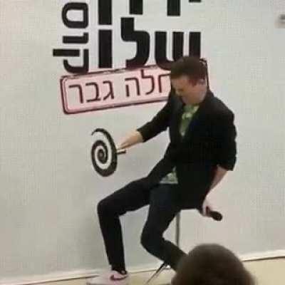 He'll get used to it no worries