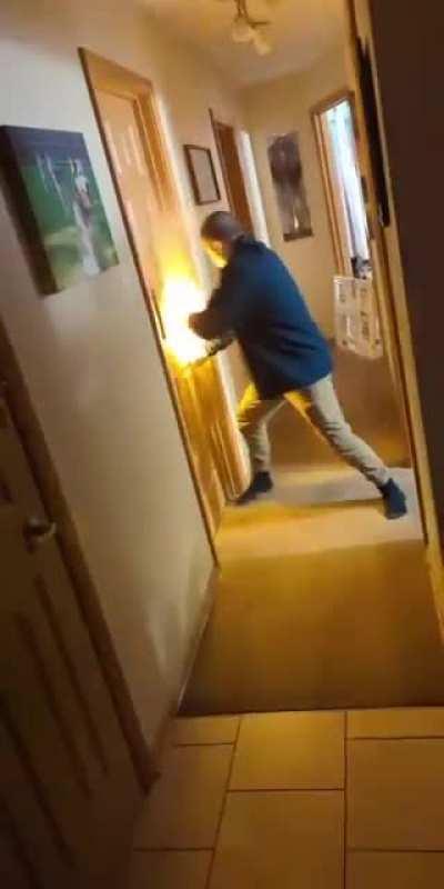 To set off fireworks in the bathroom