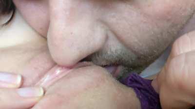 Lick it slow from bottom to clit