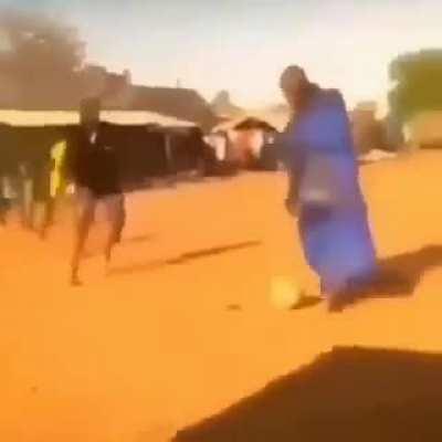 Skilled football player