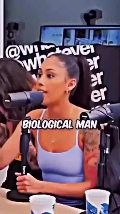 Woman freaks out because man says it would make him gay to sleep with another man