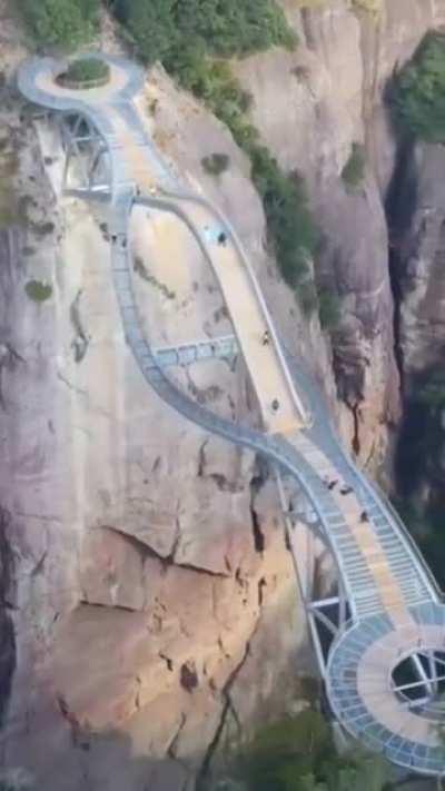 Imagine crossing this bridge