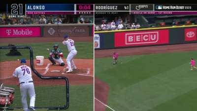 [Highlight] Pete Alonso finishes his first round of the derby with 21 home runs