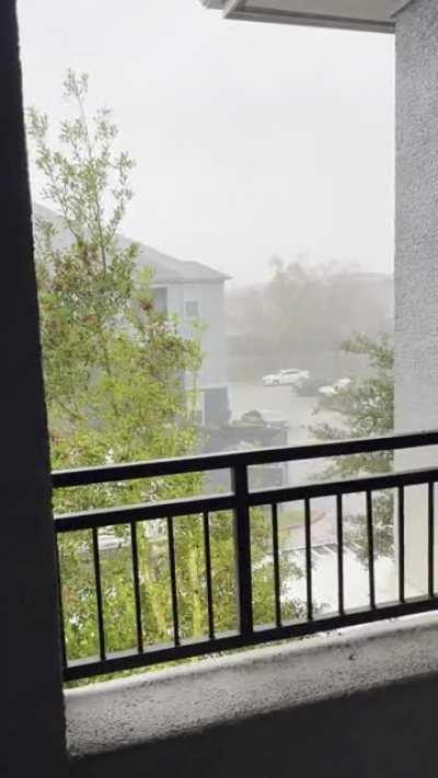 A rainy Saturday in Texas.