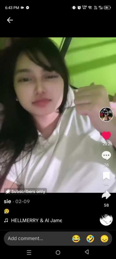 Sub-only Francine Ganaban (nagpakita ng asset)