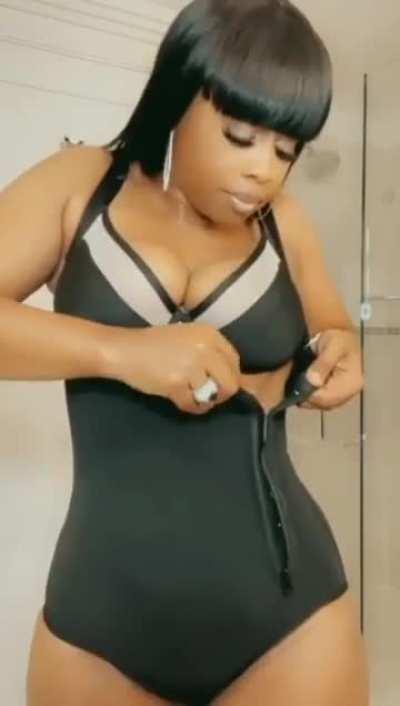Remy Ma: Strips to Bra and Panties