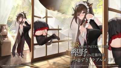 New Kashino maid skin - Live2D preview! [Video]