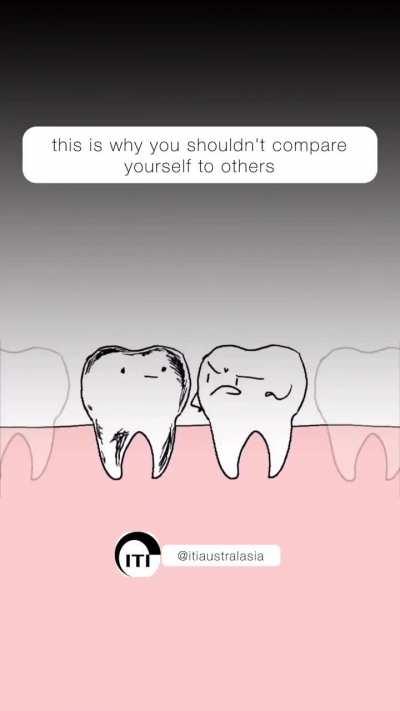 dont compare yourself with others