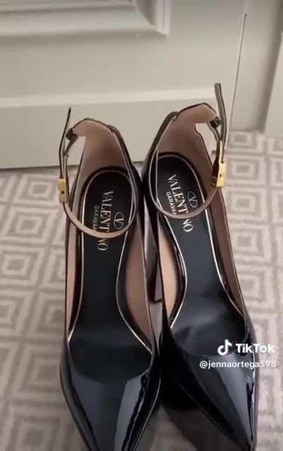 Showing Off Her Shoes