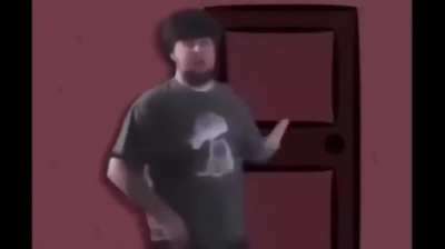 Absolutely no way he's gettin' through that. It's completely solid.