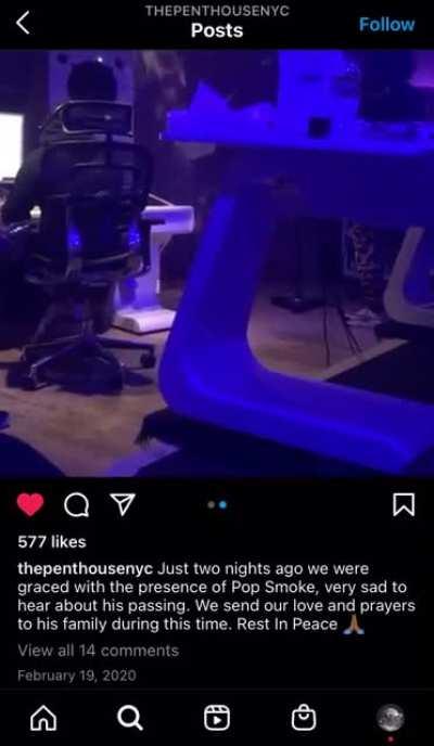 Pop Smoke Recording the Hook for ‘Clueless’