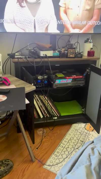 spinning her for the first time