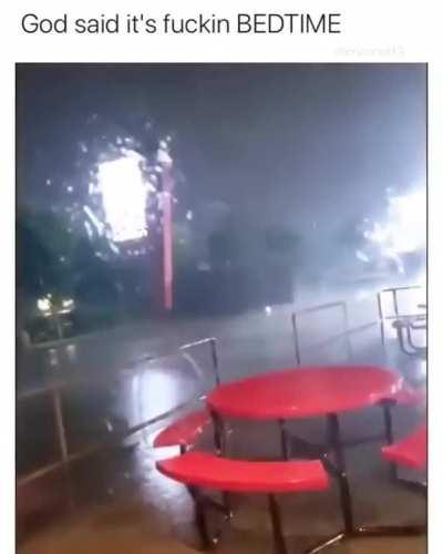 No more TV for the night ...