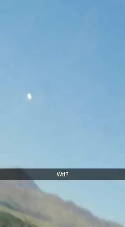 This thing Just flew by in broad daylight and then made a sharp turn right crossing over me as I drove up a hill by Veyo Utah.