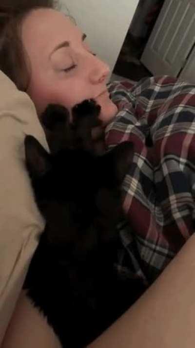 Nothing like early morning face biscuits