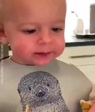 Little man didn't stop until he got it