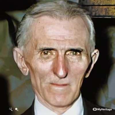 Nikola tesla and Deep Nostalgia.