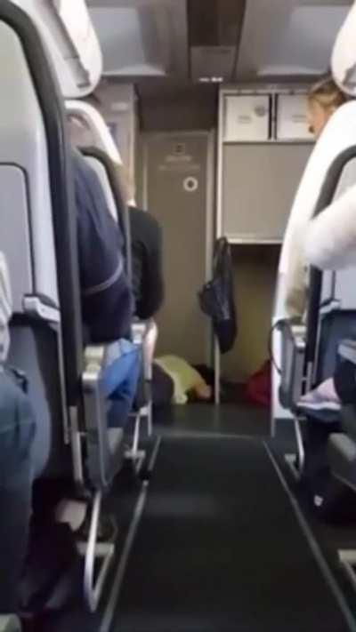 Grown woman throws a tantrum like a toddler