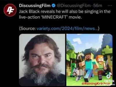 The Minecraft movie gonna be dope