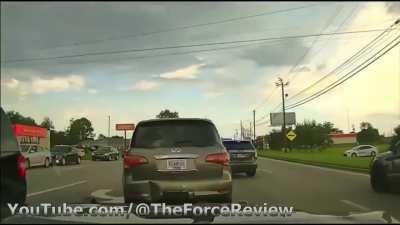 Georgia woman is not very good driver and not very nice.