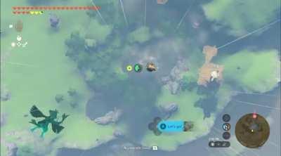 [TOTK] This wasn’t intentional. I thought I was diving into a deep pond.