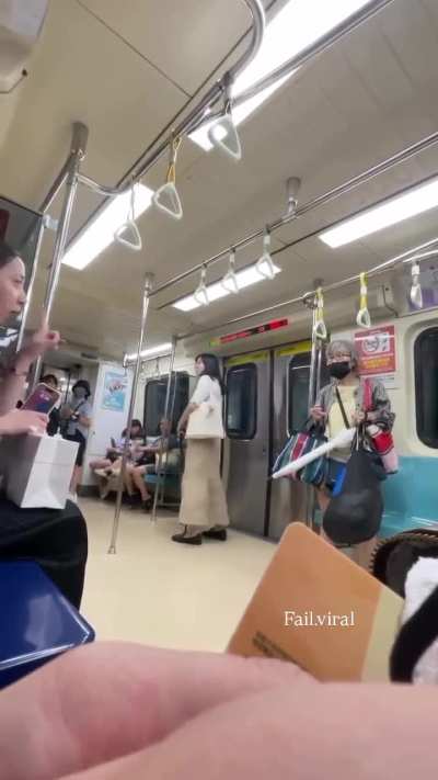 Grandma wants her seat