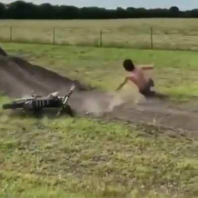 At least he recovered on the outside