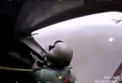 Recovery of a paratrooper after static line failed to deploy main chute.