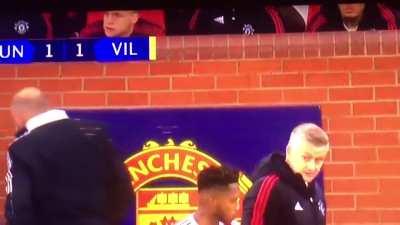 Donny van de Beek is not happy about not being substituted in