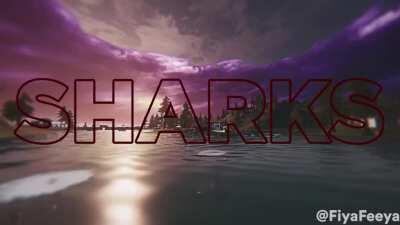 These sharks are turning fortnite into a horror game! (OC)