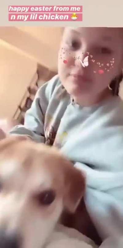 Happy Easter from Olivia and Roger