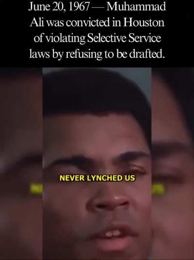 The moment Muhammad Ali sacrificed his career