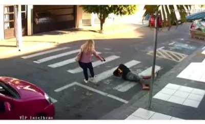 Messed with the wrong blond