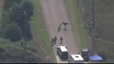 Someone blew up a piece of the Georgia Guide stones.