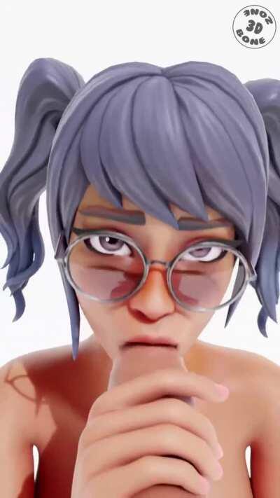Crystal Giving A Blowjob (Bonezone3d) [Fortnite]
