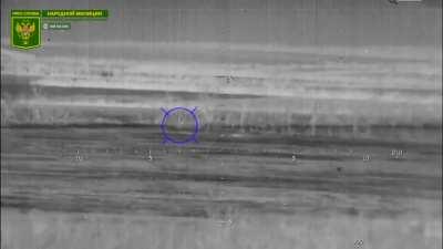 Thermal video of Ukrainian soldiers under Russian artillery in Soledar direction. 2022
