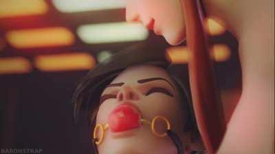 Brigitte Puts Tracer in the Machine (Baronstrap)