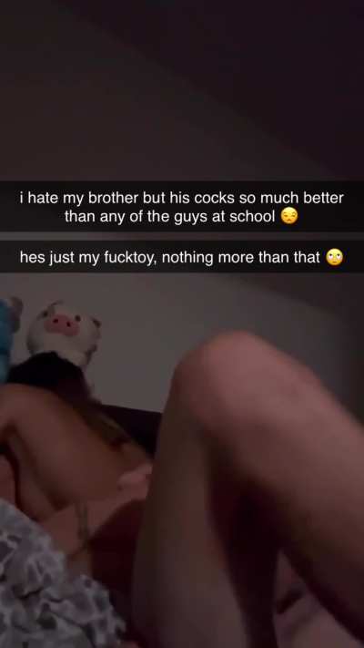 became my bratty sister's fucktoy.. 😒