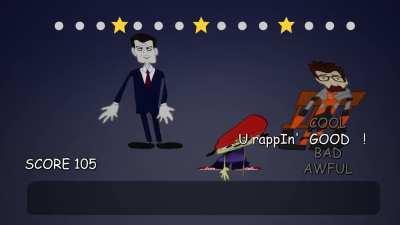 Gman educates Parappa about stuff