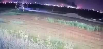 A civilian records the attack of Ukrainian UAVs on the Ilsky Oil Refinery in Russia.