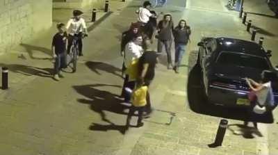 Israeli settlers attacked an Armenian family be spitting on them and then pepper spraying them in front of the entrance to the Armenian monastery in Jerusalem.