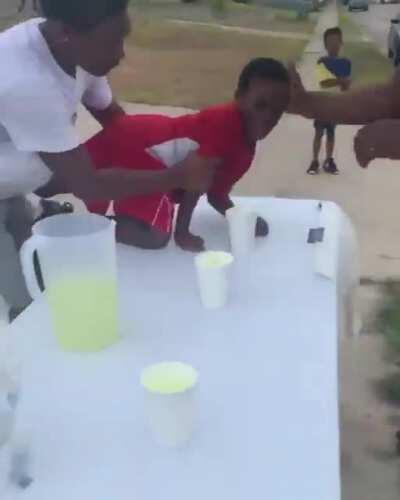 The way they slid him across the table