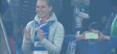 Artem Dzyuba received his RPL winners medal for Zenit dressed as Deadpool.