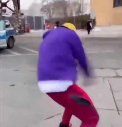 Black man meets policeman in Germany