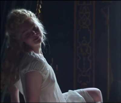 Elle Fanning - The Great - Slight See Through - Slowed, Looped, Tweaked, RIFE'd and AI'd