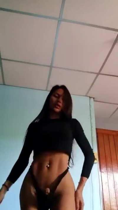 Young cutie showing off her amazing body