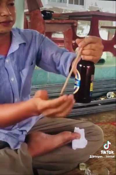 How to not open a beer bottle