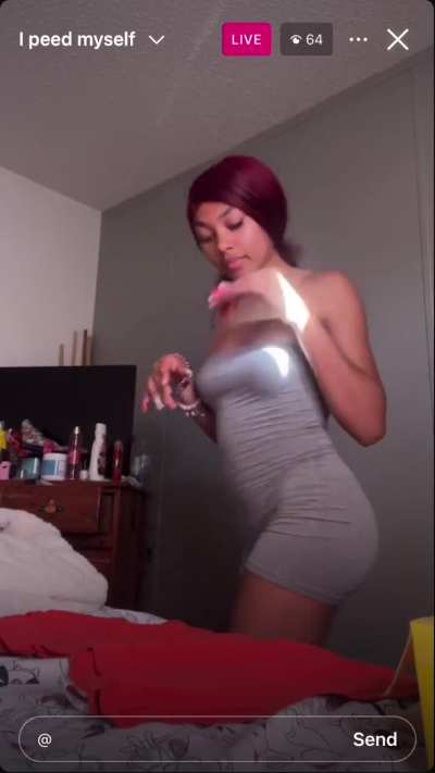 From her live yesterday😍