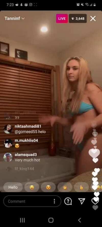 Insta live slowed