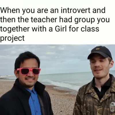 Eye contact struggles